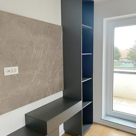 Mobilier pentru living realizat la comandă de NORVINIA