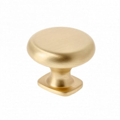 Buton mobilă LORENA 33x26 mm, brushed gold