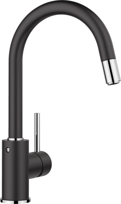 Baterie bucătărie Blanco MIDA-S Silgranit-Look – negru HD