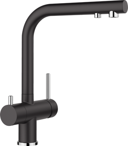 Baterie bucătărie Blanco FONTAS II Filter – negru/crom HD