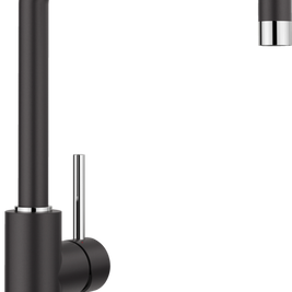 Baterie bucătărie Blanco MILI Silgranit Look – negru HD