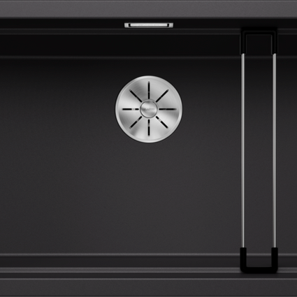 Chiuvetă bucătărie Silgranit Blanco ETAGON 700-U negru 730×460 mm