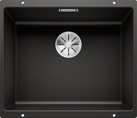 Chiuvetă bucătărie Silgranit Blanco SUBLINE 500-U negru 530×460 mm