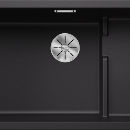 Chiuvetă bucătărie Silgranit Blanco SUBLINE 700-U Level negru 730×460 mm