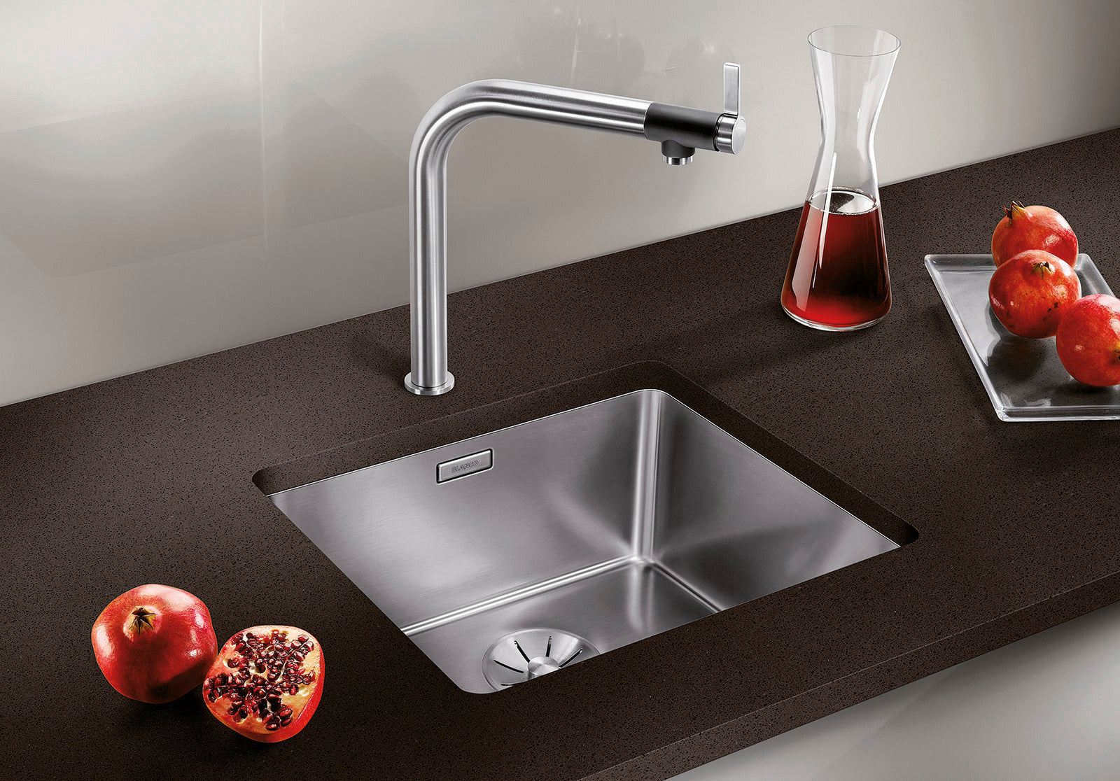 Chiuvetă bucătărie inox Blanco ANDANO 450-U 490 × 440 mm