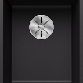 Chiuvetă bucătărie Silgranit Blanco SUBLINE 320-U negru 350×460 mm