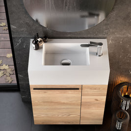 AMY-UN – lavoar încastrabil în blat din compozit acrilic