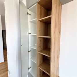 Mobilier pentru living din MDF termoformat realizat la comandă de NORVINIA