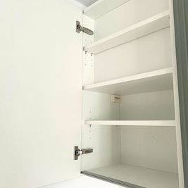 Mobilier bucătărie NORVINIA, cu blat din cuarț compozit