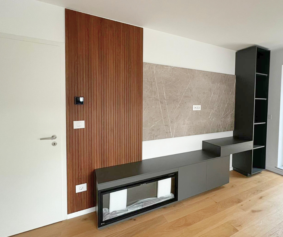 Mobilier pentru living realizat la comandă de NORVINIA