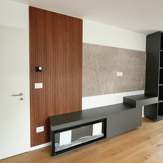 Mobilier pentru living realizat la comandă de NORVINIA