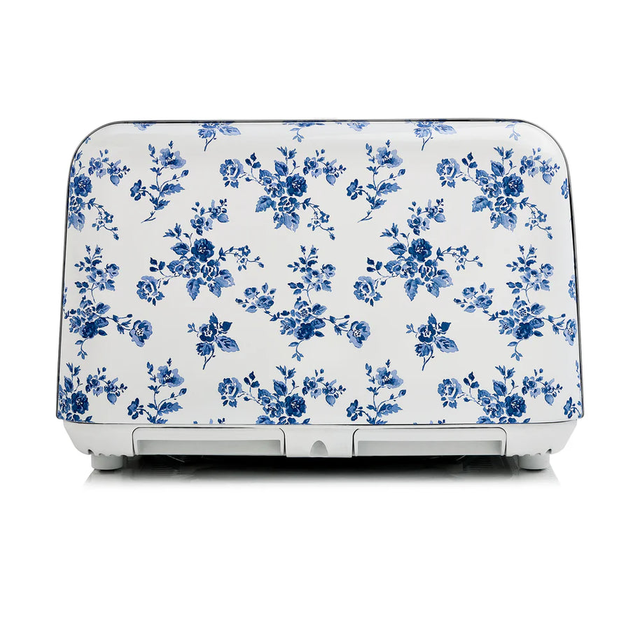 Prăjitor de pâine Laura Ashley China Rose, 4 felii, 7 trepte de rumenire, funcție de dezghețare