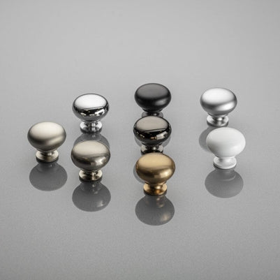 Buton mobilă BERGAMO 32x30 mm, champagne