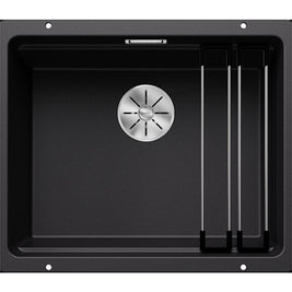 Chiuvetă bucătărie Silgranit Blanco ETAGON 500-U negru 530×460 mm