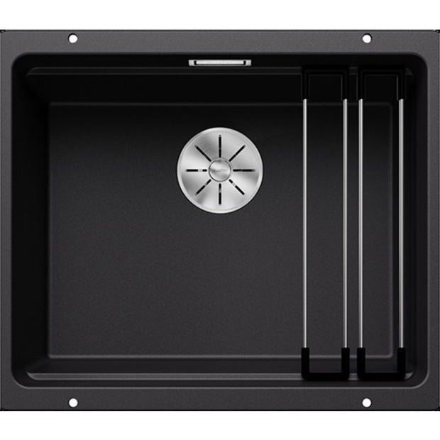 Chiuvetă bucătărie Silgranit Blanco ETAGON 500-U negru 530×460 mm