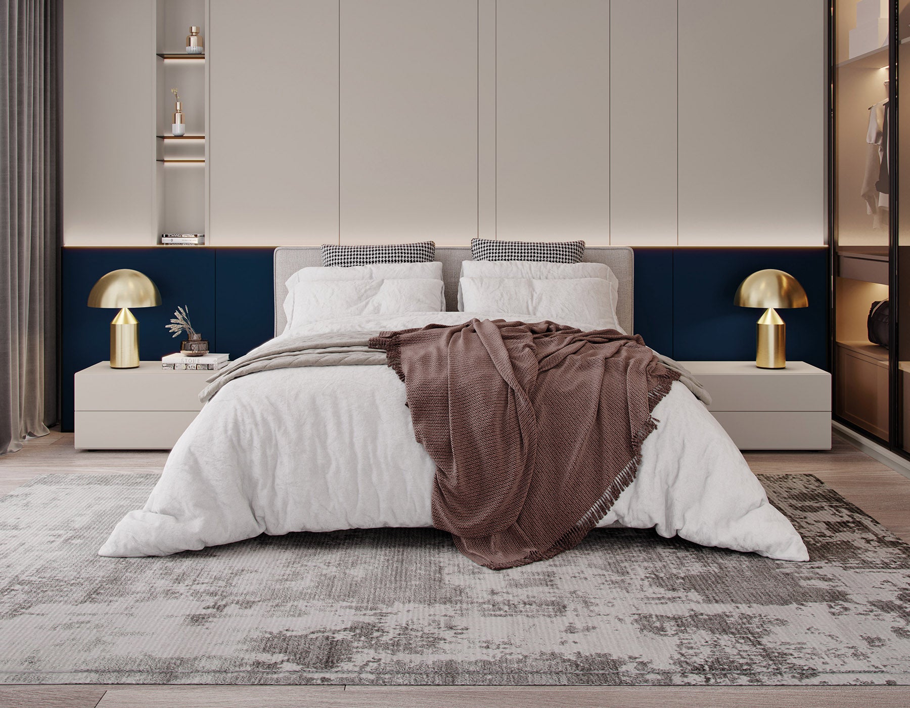 Placă decorativă SPC – K5981 Cashmere