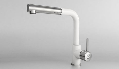 68936 BATERIE PENTRU BUCĂTĂRIE MONOCOMANDĂ CU DUȘ EXTRACTIBIL - fatgranit