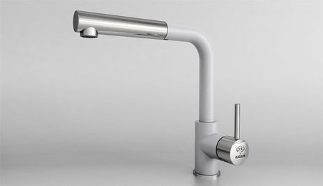 68936 BATERIE PENTRU BUCĂTĂRIE MONOCOMANDĂ CU DUȘ EXTRACTIBIL - fatgranit