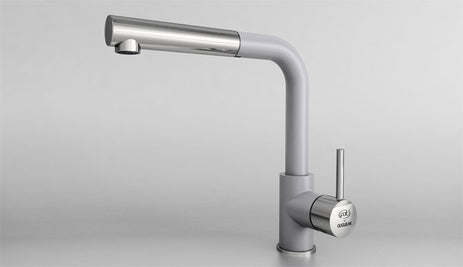 68936 BATERIE PENTRU BUCĂTĂRIE MONOCOMANDĂ CU DUȘ EXTRACTIBIL - fatgranit