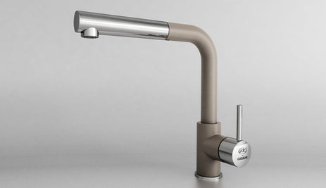 68936 BATERIE PENTRU BUCĂTĂRIE MONOCOMANDĂ CU DUȘ EXTRACTIBIL - fatgranit