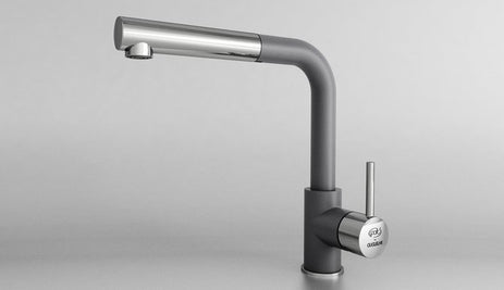 68936 BATERIE PENTRU BUCĂTĂRIE MONOCOMANDĂ CU DUȘ EXTRACTIBIL - fatgranit