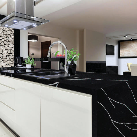 Calacatta Noir Satin - 7530L