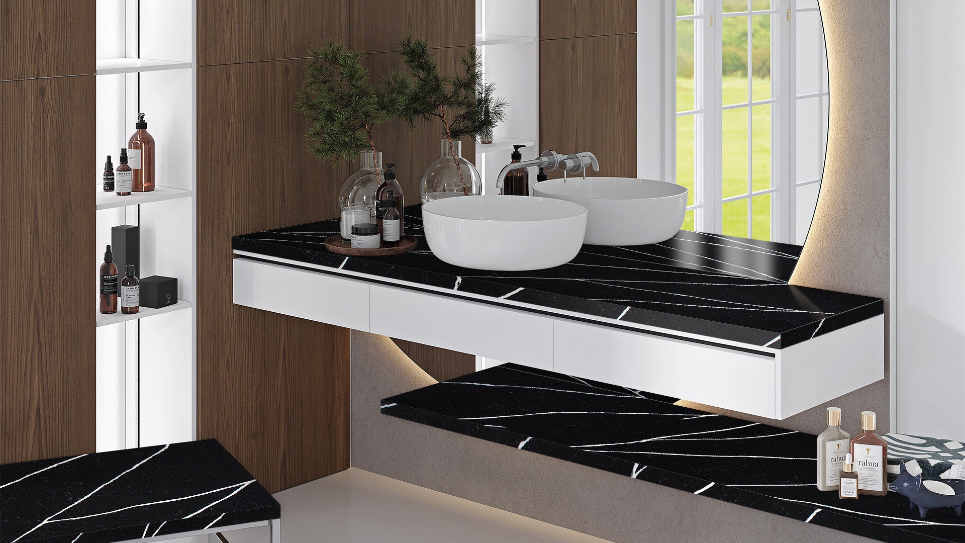 Calacatta Noir Satin - 7530L