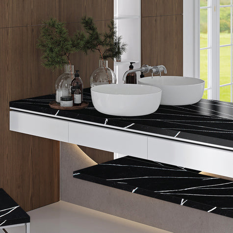 Calacatta Noir Satin - 7530L