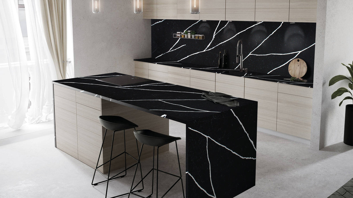 Calacatta Noir Satin - 7530L