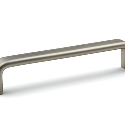 Mâner pentru mobilier Tulip Muta – imitație inox, finisaj periat, aluminiu, interax 224 mm (cu șuruburi)