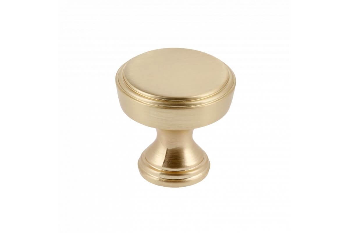 Buton mobilă SONET 25x24 mm, brushed gold