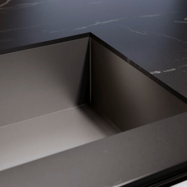 Chiuvetă bucătărie inox Blanco ZEROX 700-U Dark Steel 740 × 440 mm