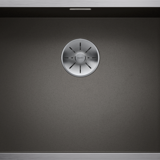 Chiuvetă bucătărie inox Blanco ZEROX 500-U Dark Steel 540 × 440 mm