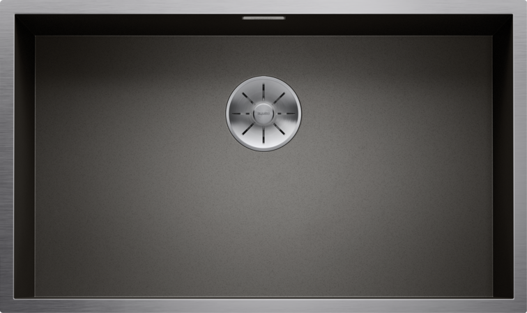 Chiuvetă bucătărie inox Blanco ZEROX 700-U Dark Steel 740 × 440 mm