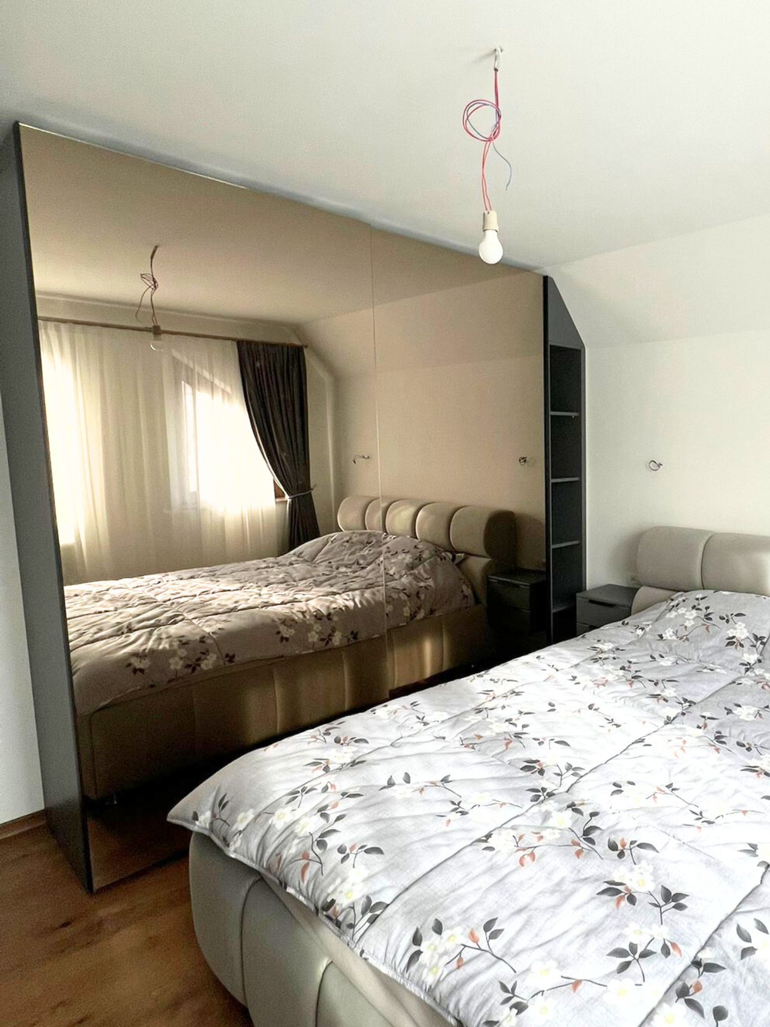 Mobilier la comandă pentru dormitor, din MDF termoformat - comodă, dressing, noptiere