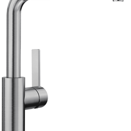 Baterie bucătărie Blanco LANORA-F – inox masiv perlat HD