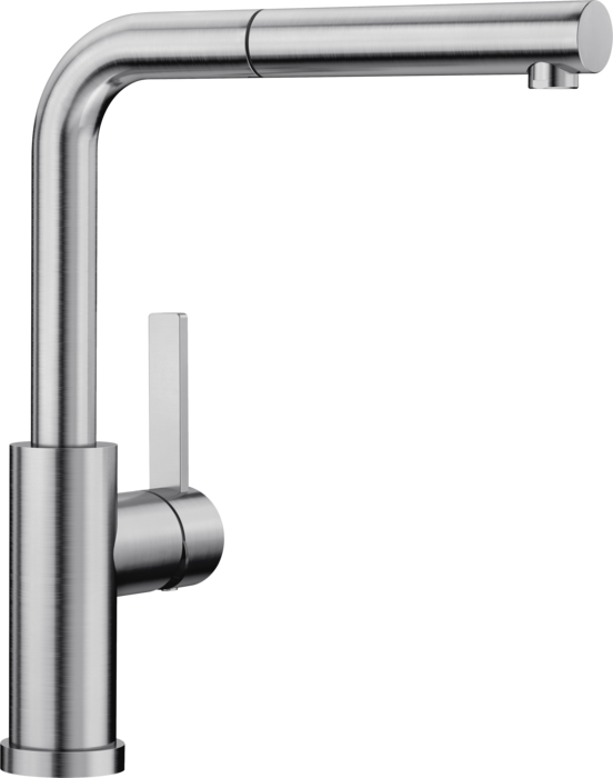 Baterie bucătărie Blanco LANORA-S-F – inox masiv perlat HD