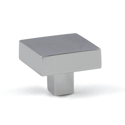 Buton mobilier Tulip Tinto – crom lucios, pătrat, 29,3 × 23,5 × 10 mm, cu șurub