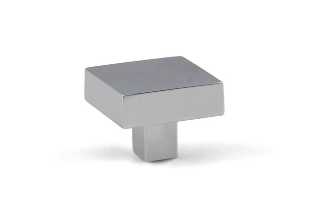 Buton mobilier Tulip Tinto – crom lucios, pătrat, 29,3 × 23,5 × 10 mm, cu șurub