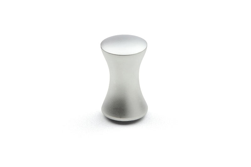 Buton pentru mobilă Tulip Ruza – crom mat (satin), zinc (rotund)