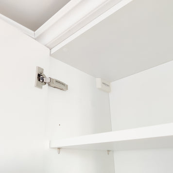 Mobilier de bucătărie NORVINIA cu fronturi din MDF termoformat și blat din cuarț compozit