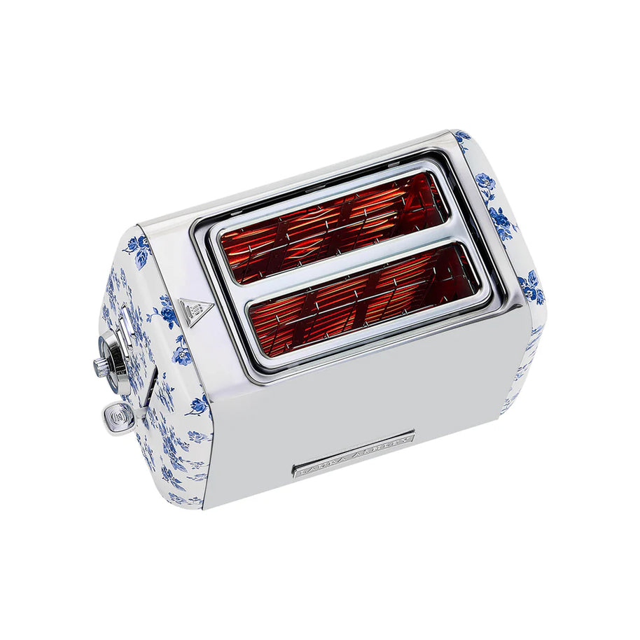 Prăjitor de pâine Laura Ashley, 2 felii, inox, 7 trepte de rumenire, funcție de dezghețare