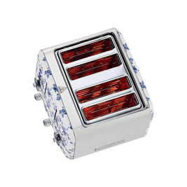 Prăjitor de pâine Laura Ashley China Rose, 4 felii, 7 trepte de rumenire, funcție de dezghețare