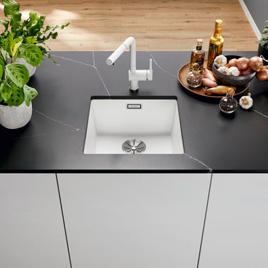 Chiuvetă bucătărie Silgranit Blanco SUBLINE 400-U gri vulcan 430×460 mm