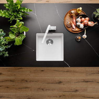 Chiuvetă bucătărie Silgranit Blanco SUBLINE 400-U gri vulcan 430×460 mm