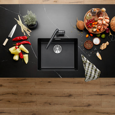 Chiuvetă bucătărie Silgranit Blanco SUBLINE 500-U alb antic 530×460 mm