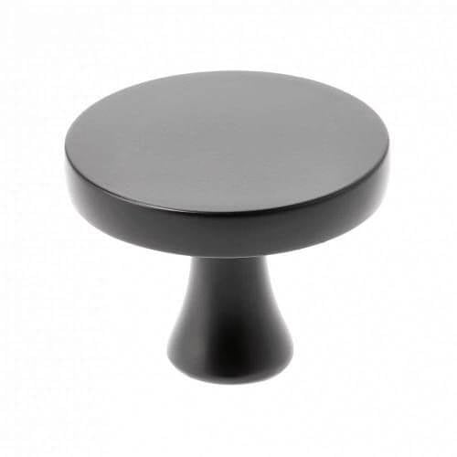 Buton mobilă DUNE 33x26 mm, negru mat