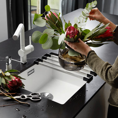 Chiuvetă bucătărie Silgranit Blanco SUBLINE 500-U alb antic 530×460 mm