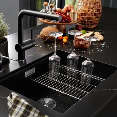 Chiuvetă bucătărie Silgranit Blanco SUBLINE 500-U alb antic 530×460 mm