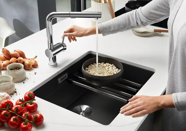 Chiuvetă bucătărie Silgranit Blanco ETAGON 500-U alb 530×460 mm